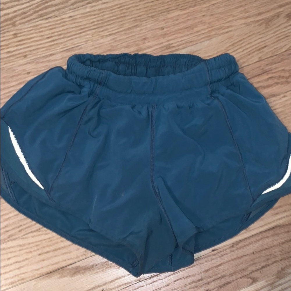 Blue lulu lemon shorts